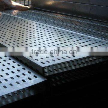 perforated trough pre galvanized cable tray low price