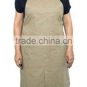 custom cotton denim kitchem apron for wholesale