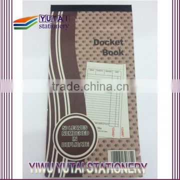 Docket book ,good print invoice,sample hotel invoice