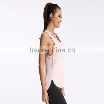 New Design Softer Gym Stringer Vest Breathable Fashion Sexy Gym Vest For Ladies