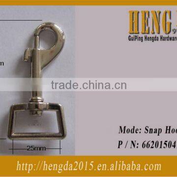 Bag swivel hook for hardware ornament