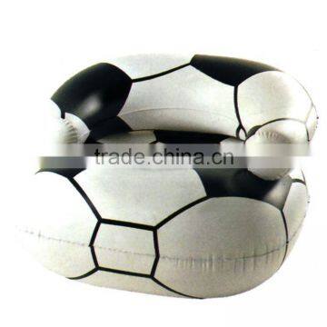 round soccer-shaped inflatable corner sofa for kids,inflatable sofa chairs portable