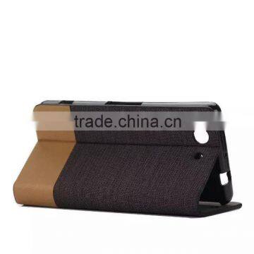 Fabric Wallet Leather Case for Sony Xperia Z3 Mini