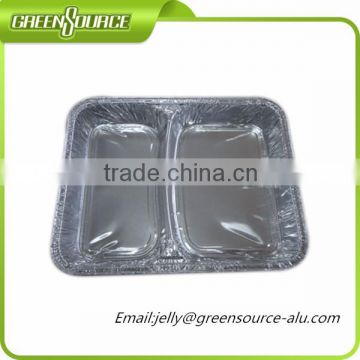 two compartments container