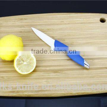 KC1301U 4 inch Utility Knife with White Ceramic Blade and New Designed PP+TPR Handle Ceramic Knife
