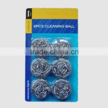 steel scouring pad /scourer cleaning ball