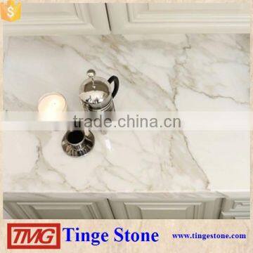 Calacatta white marble kitchen top door to door price                        
                                                                                Supplier's Choice