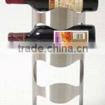 stainless steel wall mount wine rack