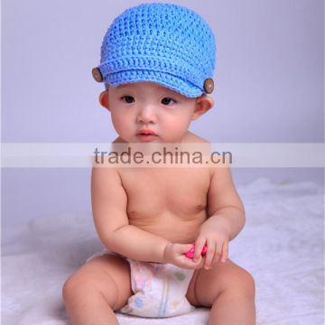 Crochet Newborn Hat for Boy