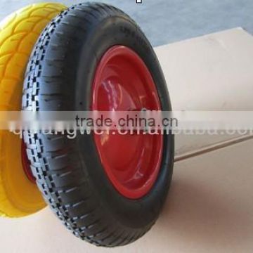 13x3.00-8 pu wheel 13 " tire for wheelbarrow and tools