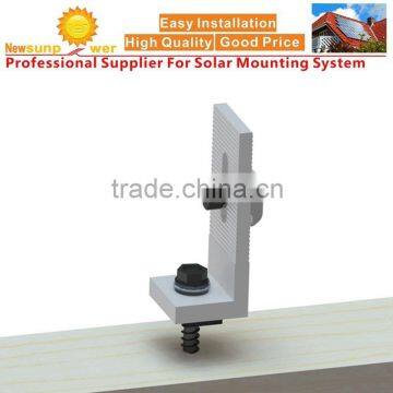 Solar panel mounting structures Tin Roof L Brackets