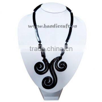 African cow horn necklace, horn chain