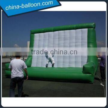 Inflatable extreme game / inflatable jump and stick wall with suit