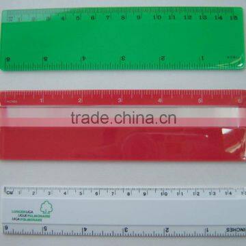 HEYU 30 cm 15cm 6" 12" plastic school ruler for promotion