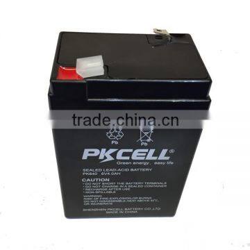 6V 4Ah VRLA rechargeable lead acid battery 6 volt lead acid battery 6V Battery free maintenance