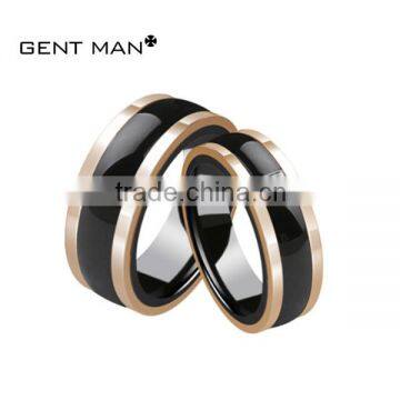 Coolman Newest Zirconia Ceramic Ring Wedding Ring Moroccan Black Ceramic Ring Ceramic Jewelry Designs photo-3
