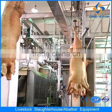 Swine abattoir machine for pig slaughterhouse line