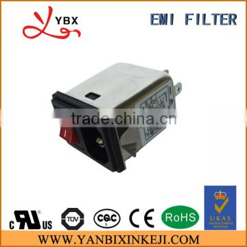 General Purpose Single Phase Input EMI Electrical Power Filter 6A 220V