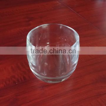 Hot selling custom made 530ml round glass candle cup