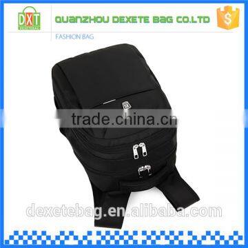 Outdoor black waterproof large capacity polyester sublimation backpack