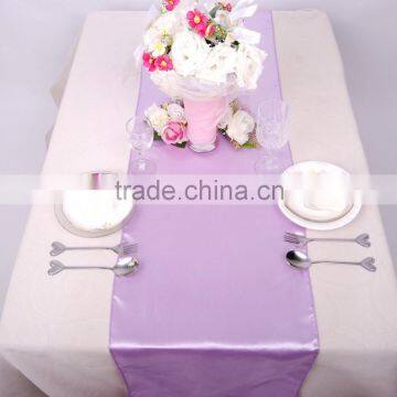 5% discount! 12" X 108" (30cm x 275cm) Satin Table Runner For Wedding Party Decoration