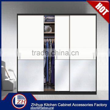 Double color wardrobe design furniture bedroom corner bedroom wardrobe