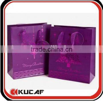 Paper christmas gift bags in Guangzhou