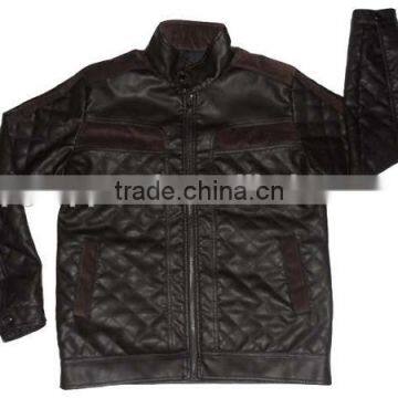 Apparel Stocklots Mens Washed PU Jacket