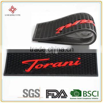 Bar Mat Decanters Accessories,Anti Slip Wine Rubber Bar Mat,Service Spill Pvc Bar Mat