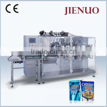 horizontal liquid detergent yogurt paste honey oil bag pouch filling machine