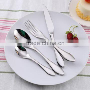 high quality 304 stainless steel 1810 new design flatware dining table set