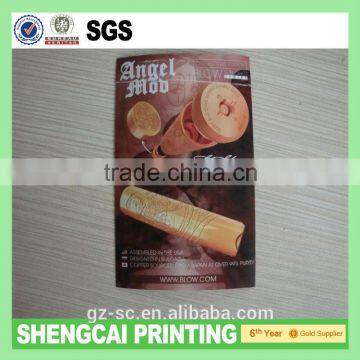 Customized leaflet with 157g art paper