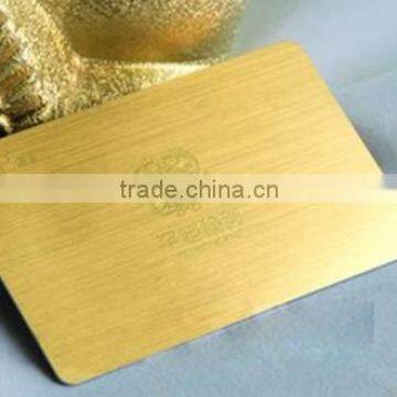 2014 High Quality the material of Plastic transparent business card