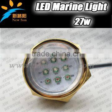 Most Popular Product RGB LED Light Bulb, Marine LED Light Bar 27w For Yacht