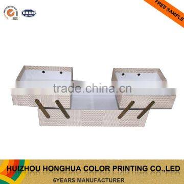 PU Leather File Decoration Stationary Cardboard Folder Paper File Box With Reference Card photo-2