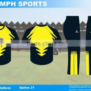 custom sublimated cricket uniforms