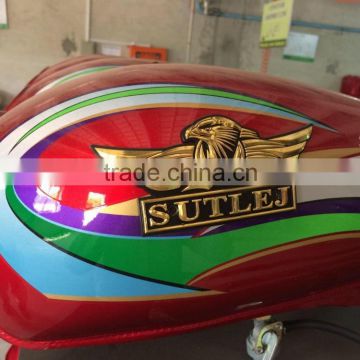 factory promotion motorcycle decals stickers,ABS plastic emblem car body sticker,aluminum gas/fuel tanks sticker