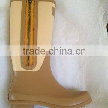 cheap rubber boots women rain boots with zip