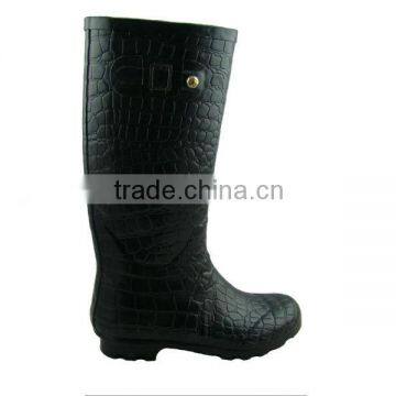 Cheap Black Angelina Jolie Similar Rubber Rain Boots