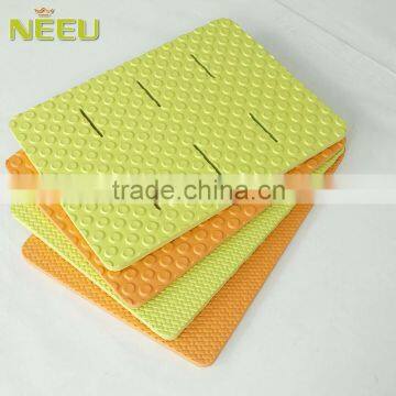 eva foam material two color style anti slip waterproof bath mat