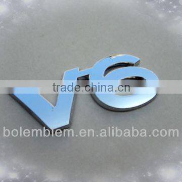 Chrome Plastic Custom sports car badges