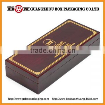 high quality luxury empty wooden cosmetic box wooden cosmetic