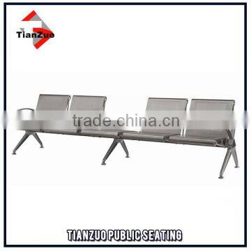 Four seats table 304 stainless steel hot sale airport seating