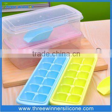 Reusable leak proof silicone ice cream stick ice mold