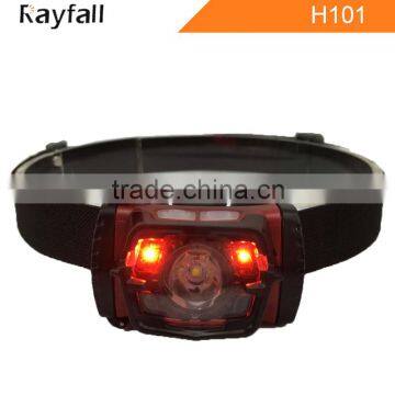 CE certification high power red storbe lights night version led headlamp manufacturer