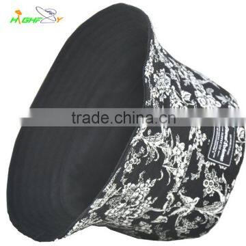 Two-sided High Quality Cotton Twill Blank/printed Custom Fisherman Cap, Outdoor Bucket Cap With Woven Label photo-3