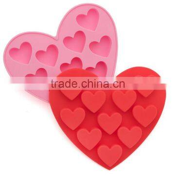 Cute Food Decoration Heart Silicone Ice Chocolate Candy Mold photo-2