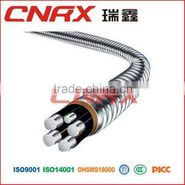 Made in China Ruixin Group Low smoke aluminum armor 4 core aluminum alloy cable 70mm2 95mm2