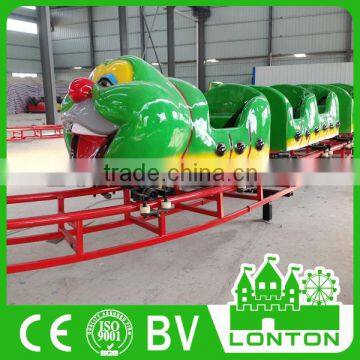 Used Roller Coaster Rides For Sale In China Children Caterpillar Train With Track photo-6