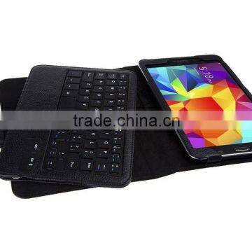 Detachable Leather Case Bluetooth Keyboard for Samsung Galaxy Tab 4 10.1